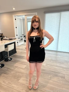 Just a little too pretty in black tonight femboy sissy part 1