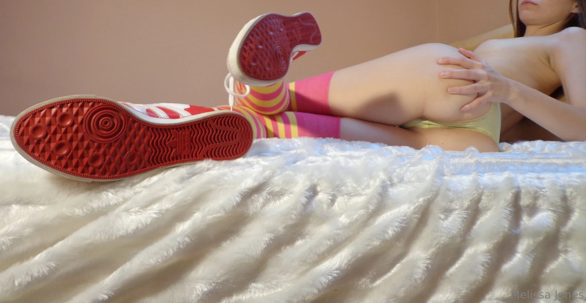 Only wearing my beloved overknee socks and sneakers for you part 24 