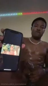 Stroking to kitty marie