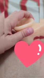Watch my fuck my creamy pussy with my dildo