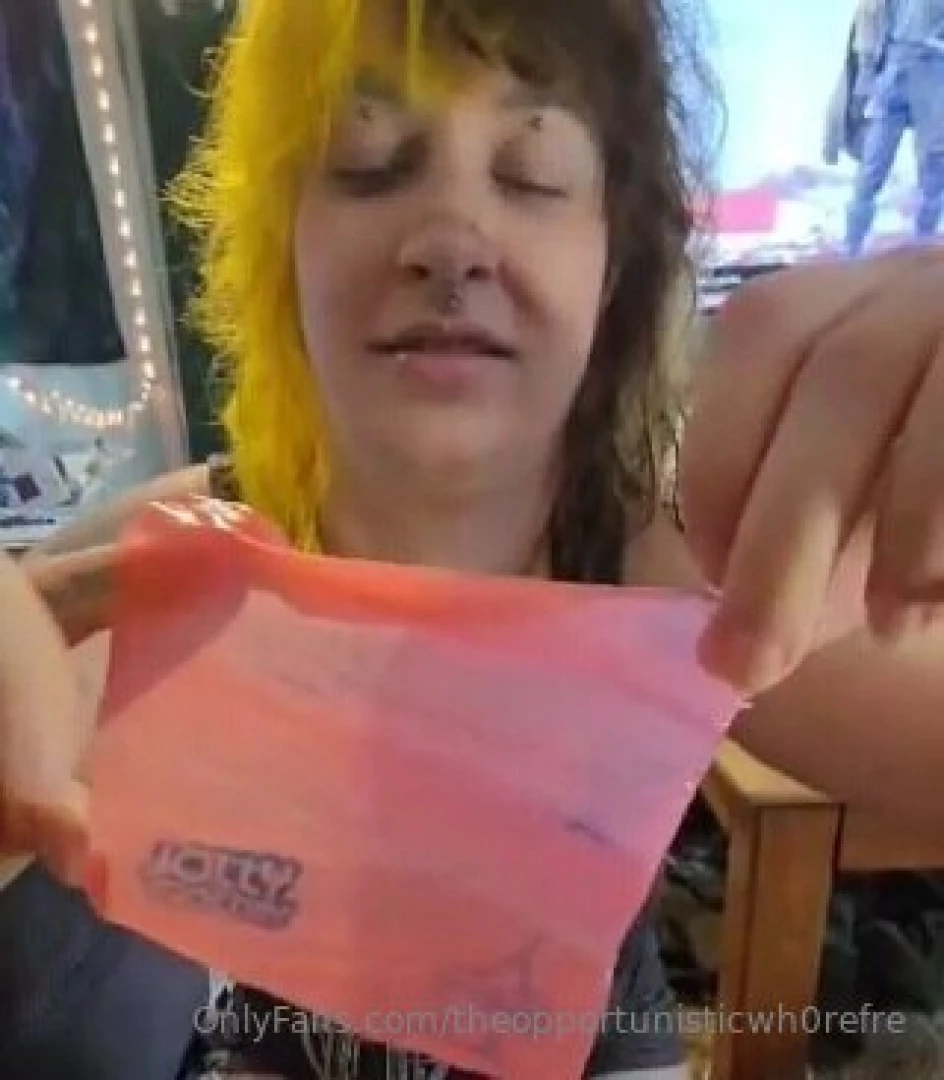 He let me eat fruit roll up off if it head over to my vip to watch it 