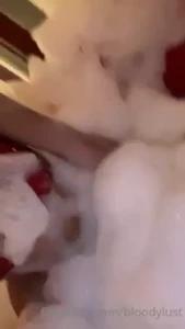 Who wants to see my nip slip in the jacuzzi cum watch me play