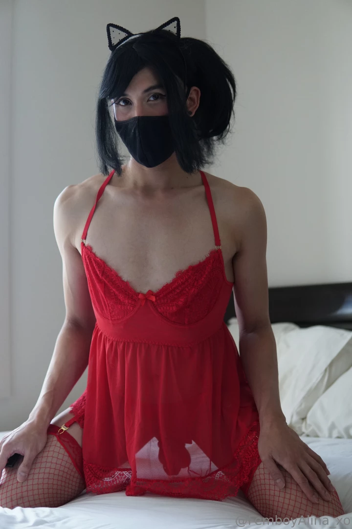 I know love a lady in red now watch my panties slowly come off for you part 3 