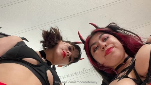 Boo bies two sexy succubi sucking on each other since you weren t on part 2