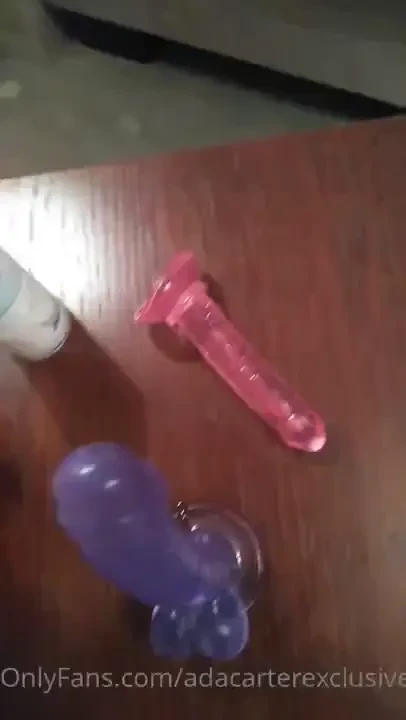 Dildo ride on a bedside table d enjoy the pov view and wait for more 
