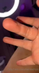 Oops jus got done fingering myself
