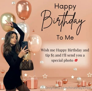 It s my birthday wish me happy birthday and tip 5 and ill send you a