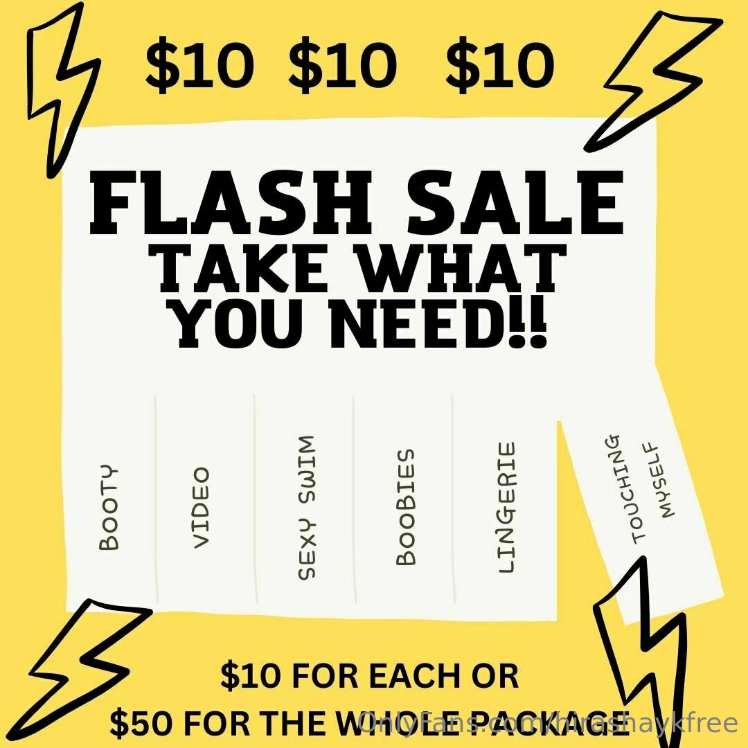 Flash sale for the 1st of may dm me your pick 