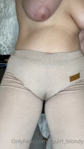 blondy-sweet - Cameltoe look how it wet 