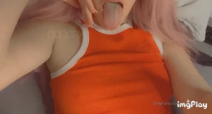 Let me stick my tongue out for you