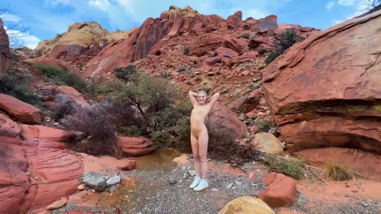 Ava and i visited red rock canyon for the first time and filmed the 