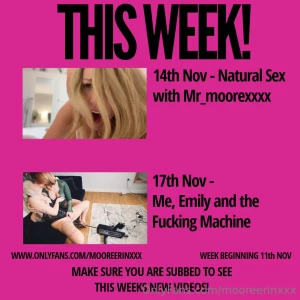Coming this week part 5