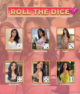 Here you go babe the roll the dice game some brandnew content to be