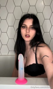 Watch me deep throat this dildo for 2 minutes straight i wish it was