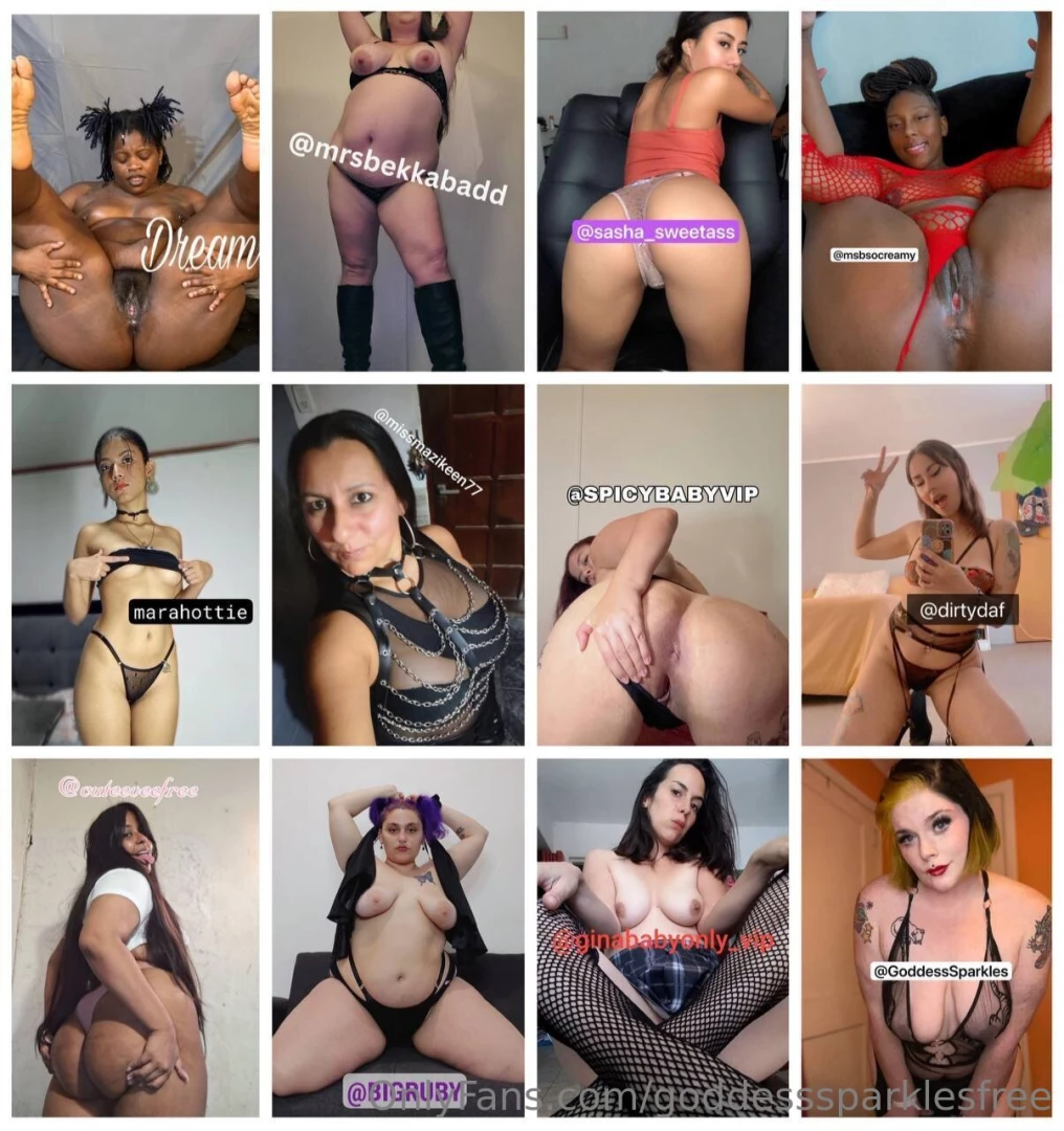 Sweetazzdreamz mrsbekkabadd sasha_sweetass msbsocreamyfree marahottie 