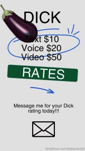 Dick ratings are available daily