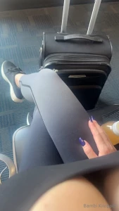 Omg i m traveling and at this airport they have bambi fries at this