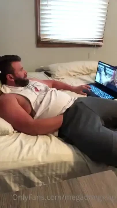 New stroking my cock after my workout and cumming like a firehose 