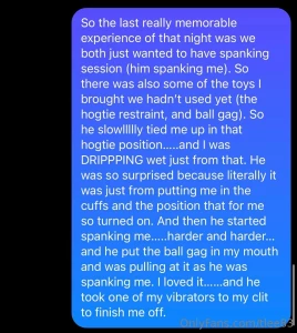 Telling a friend about a fun night i had recently part 2 of 2 see part part 1