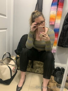 Feeling sexy with glasses and some dress pants our little secret that