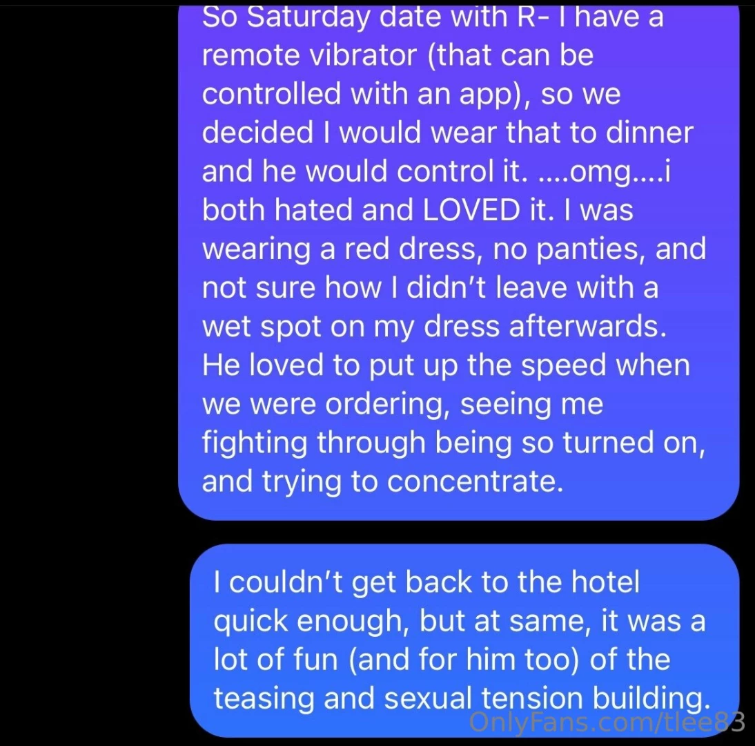 Telling a friend about a fun night i had recently part 1 of 2 part 2 