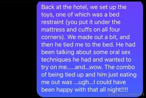 Telling a friend about a fun night i had recently part 1 of 2