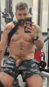A fan paid for some exposing myself at the gym shots i hope you enjoy part 3