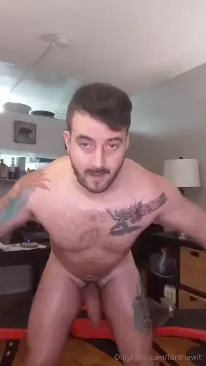 Naked work out and edging part 1 