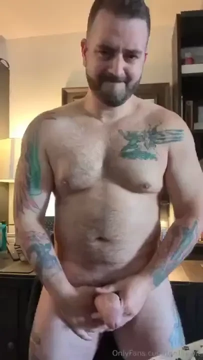 Teasing you with my fat cock 