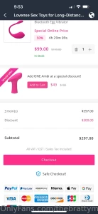 Just spent 300 on lovense toys 2 butt plugs and a lush all bluetooth part 1