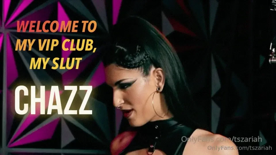 Welcoming my good slut chazz into my vip club what a good boy he is 
