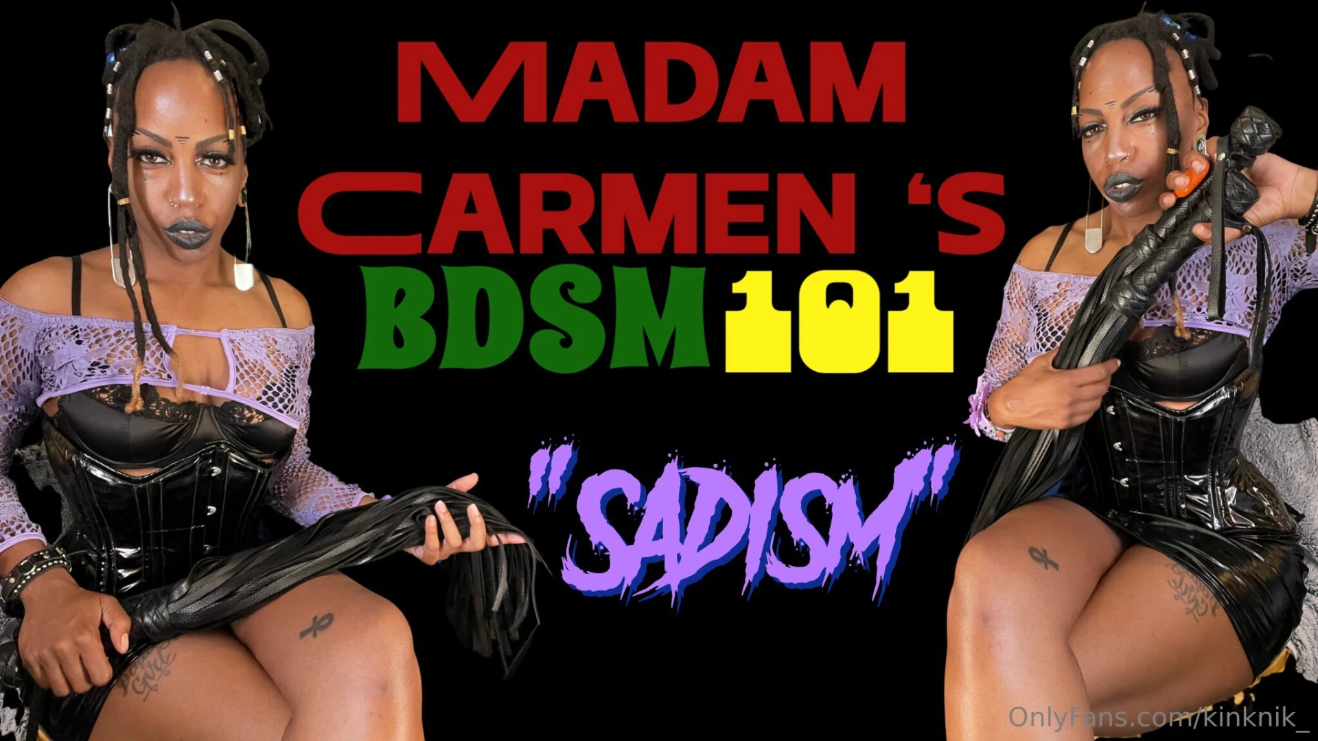 Happy sunday madam carmen just dropped a new video on her youtube 