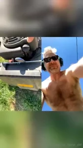 Just a dad doing things and stuff first time mowing this spring as you part 1