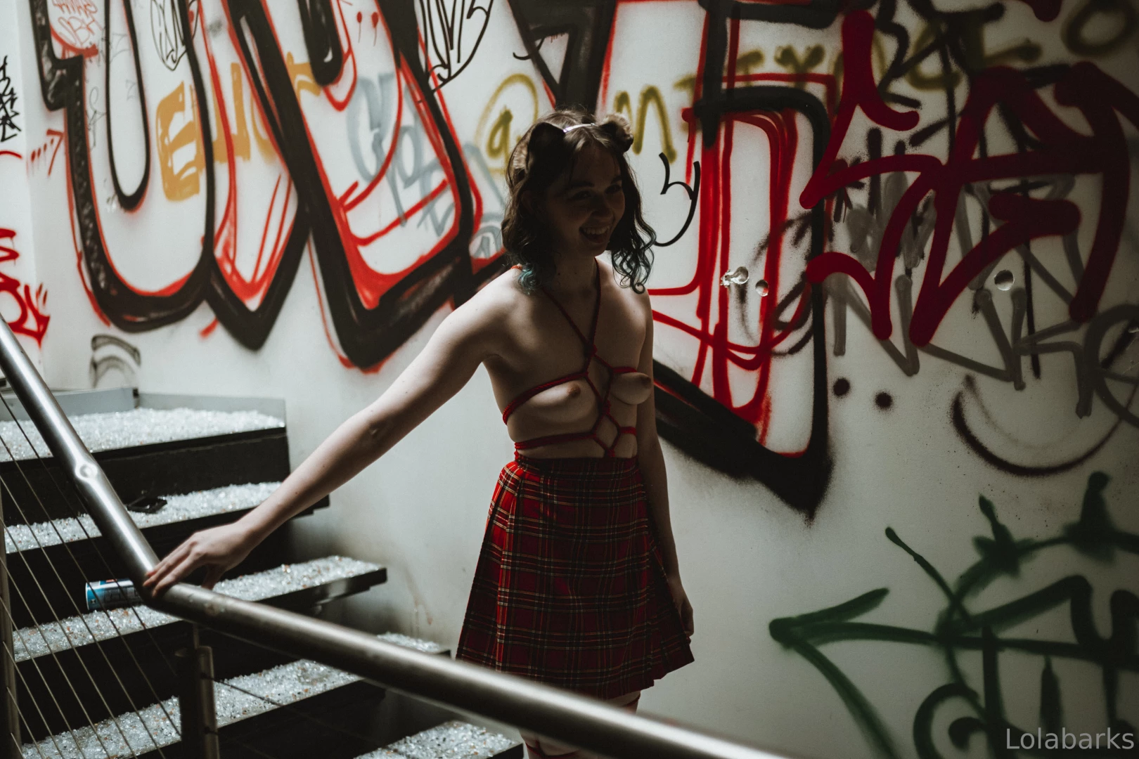 The infamous stairs that i deeply struggled to walk down how the rope 