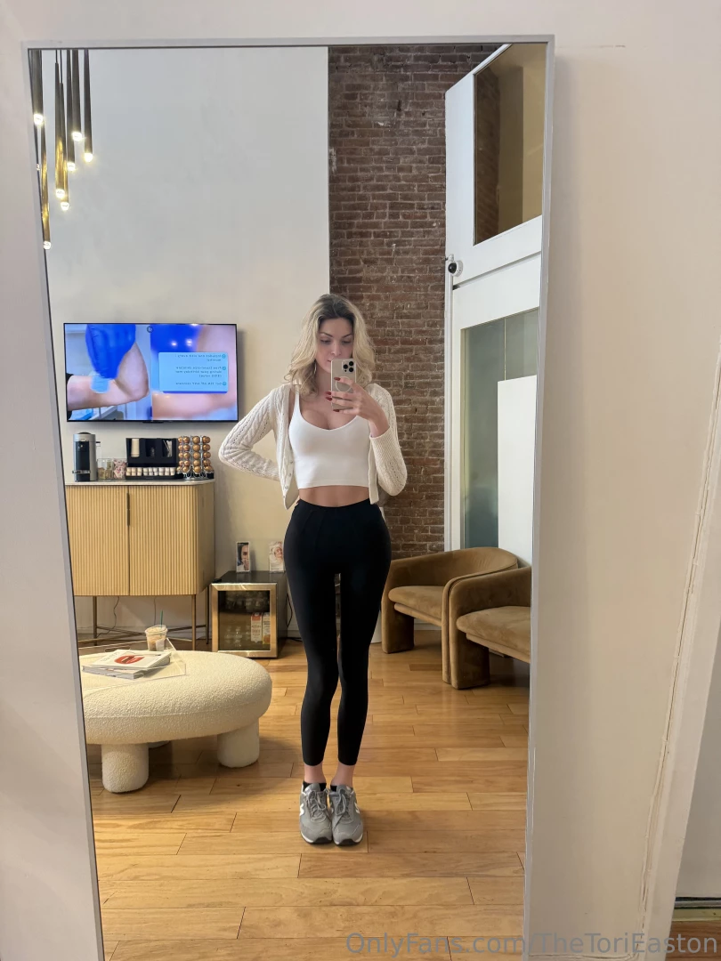 Today is cardio day won t you help me work up a sweat baby 