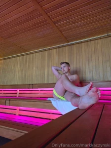 Do you like saunas follow my page to see hot content - https onlyfans part 1