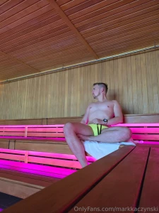 Do you like saunas follow my page to see hot content - https onlyfans