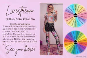 Decided to do something different for this friday s livestream cum