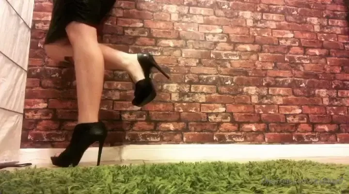 A taste of my new heels a gift actually 