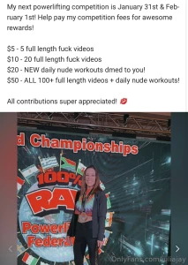 New campaign up on my free page now go to livejj now for more info