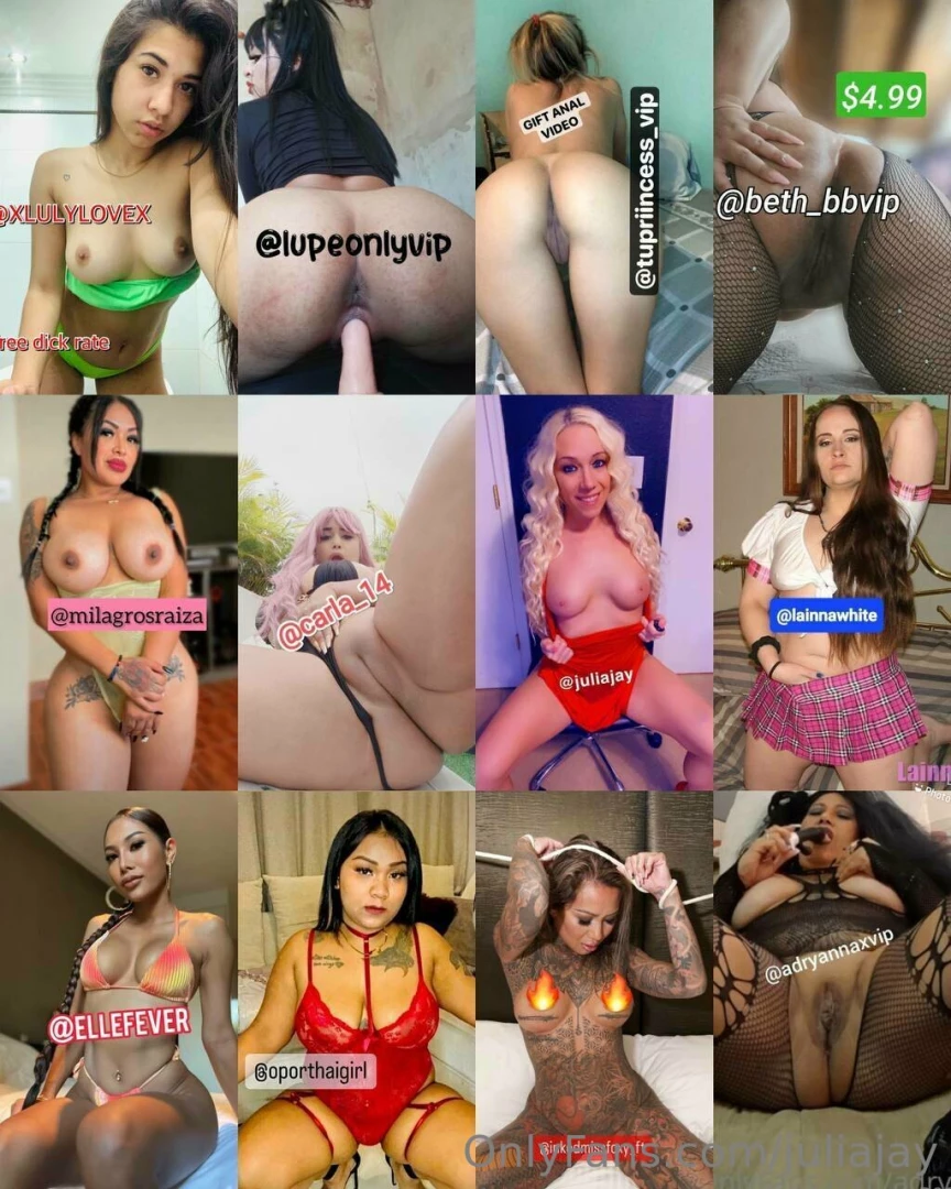 Xlulylovex lupeonlyvip tupriincess_vip beth_bbvip milagrosraiza 