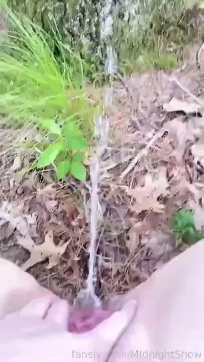 Throwback to when my rare hairy pussy splashed a firehose piss stream 