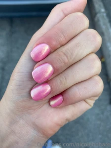 Buongiorno con le mie nuove unghiette modalit barbie sirena