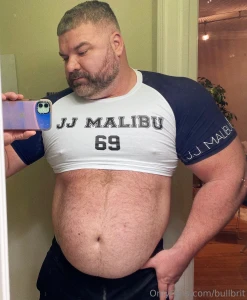 Another of my chonk eras around 310lbs - trimmed my body hair way down part 3