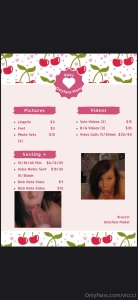 Here is a menu of everything i offer feel free to message me with any