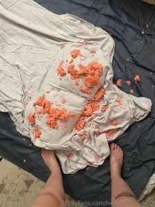 We played with cake last night it got real messy stay tuned this week