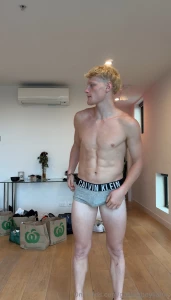 Underwear on pants off ready to play