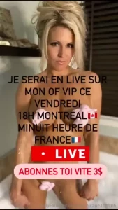 Coucou mon babe tu veux des bonnes raisons de t abonner mon vip