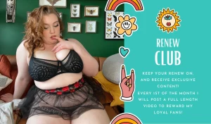 The renew club exclusive video has gone out as a little thank you for