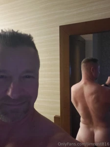 Daddy really enjoyed himself doing that live video the shower was